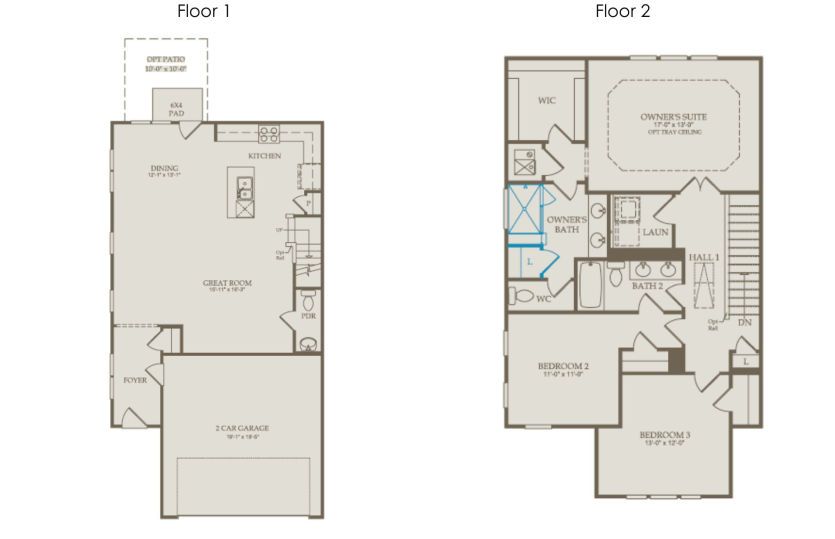 Floor Plan Level 1 & Level 2