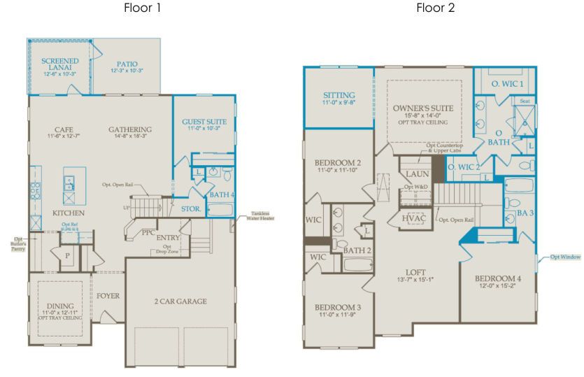 Floor Plan Level 1 & Level 2