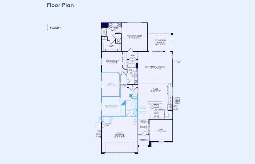 Barletta Floor Plan, Quick Move-In Home, Floor 1