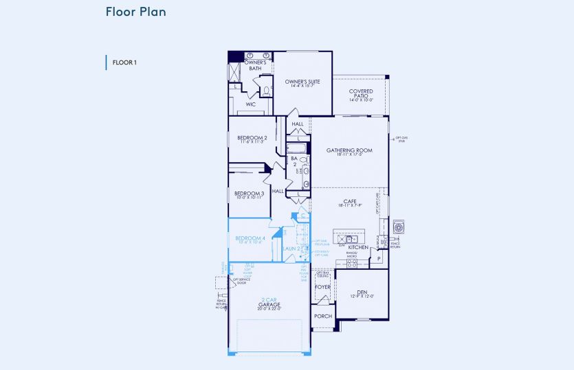 Barletta Floor Plan, Quick Move-In Home, Floor 1