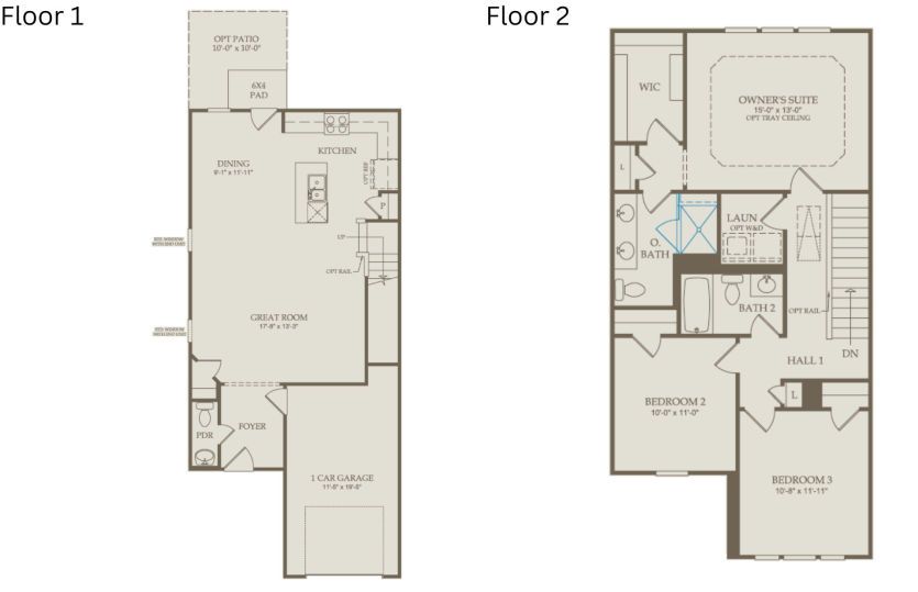 Floor Plan Level 1 & Level 2