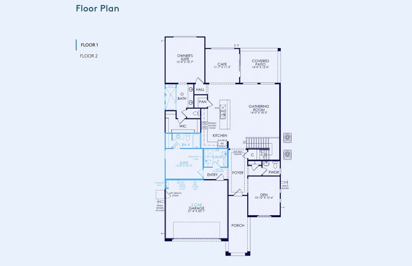 Prato Floor Plan, Quick Move-In Home, Floor 1