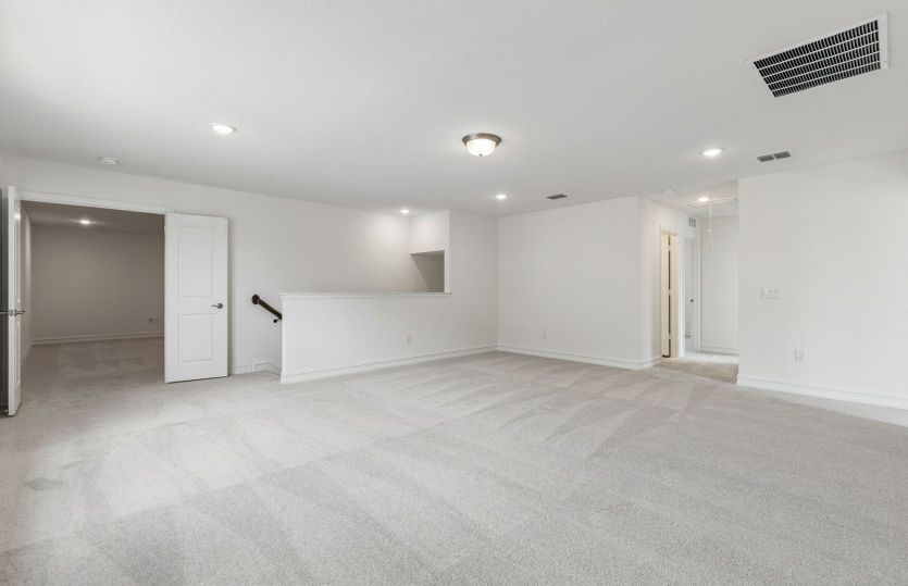 Game room on second level