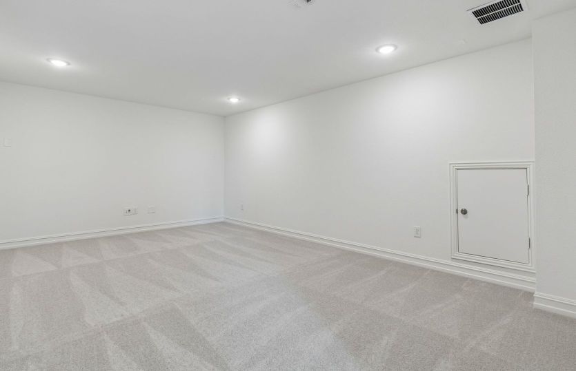 Spacious media room