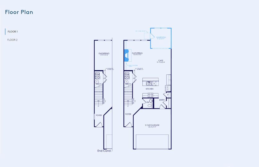 Ashton with Basement Floor Plan, Quick Move-in Home, Floor 1