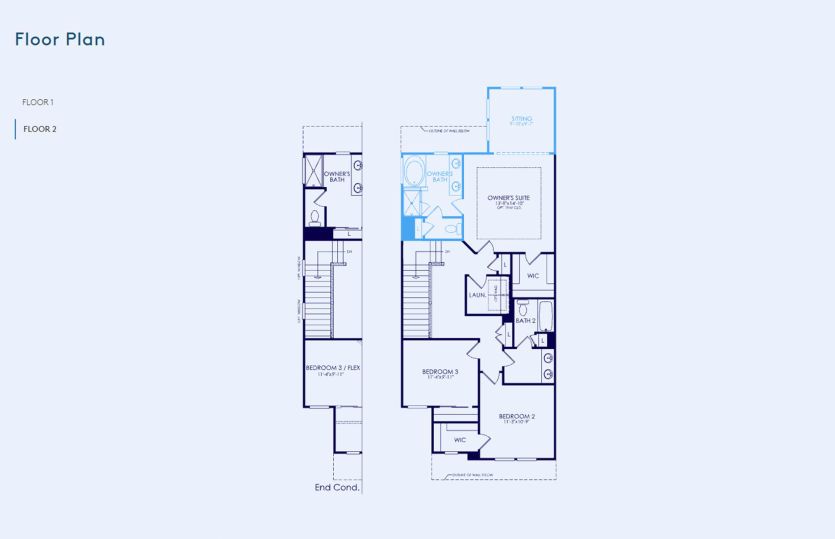 Ashton with Basement Floor Plan, Quick Move-in Home, Floor 2