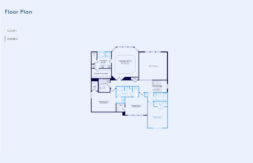 Castleton Floor Plan, Quick Move-in Home, Floor 2
