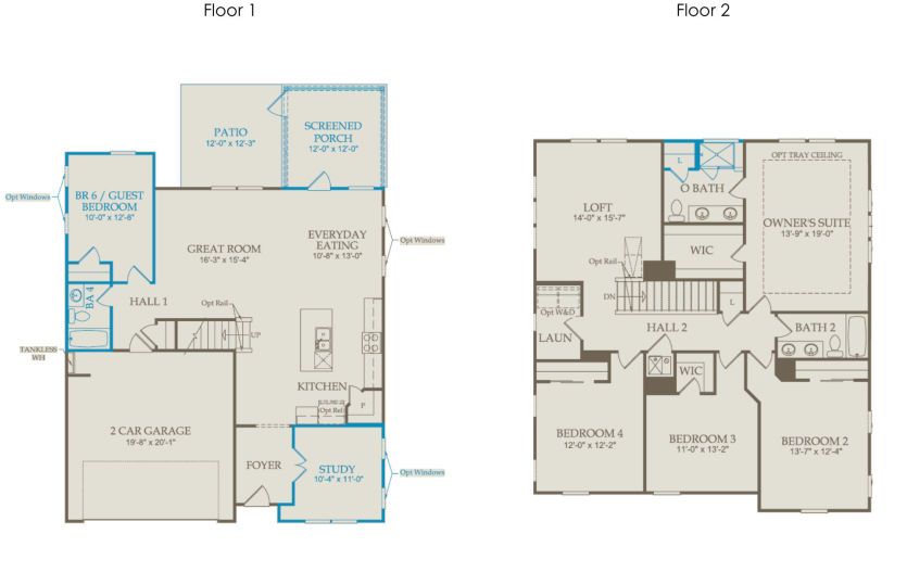 Floor Plan Level 1 & Level 2