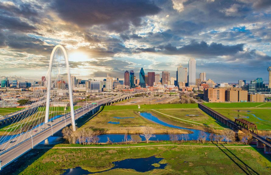 Downtown Dallas nearby