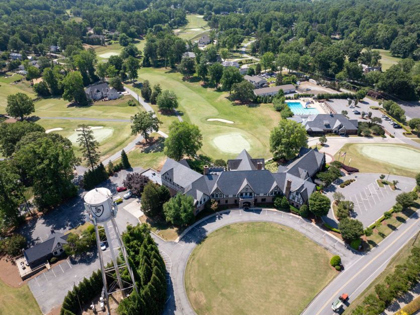 Sedgefield Country Club is Across the Street