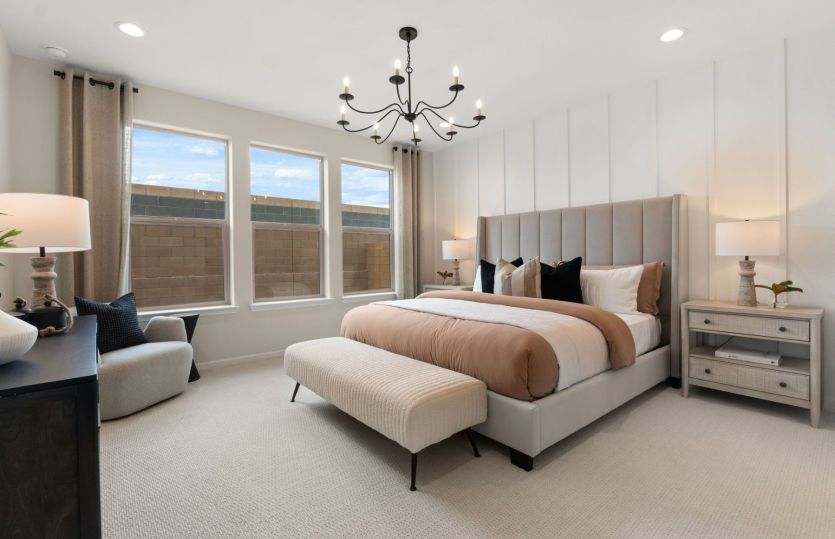 Enjoy the extra lighting coming into your owner's suite from the large windows.