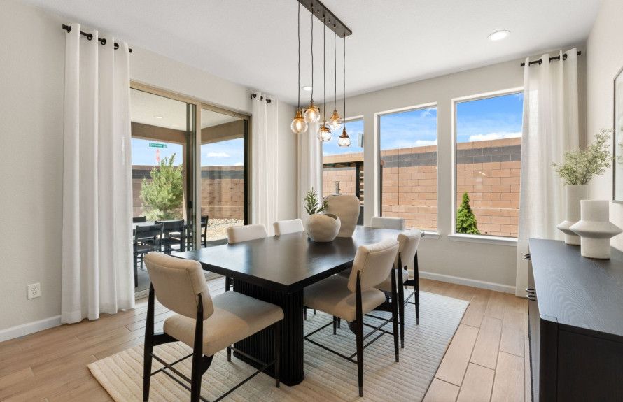 Formal dining spaces
