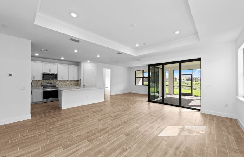 Spacious gathering room