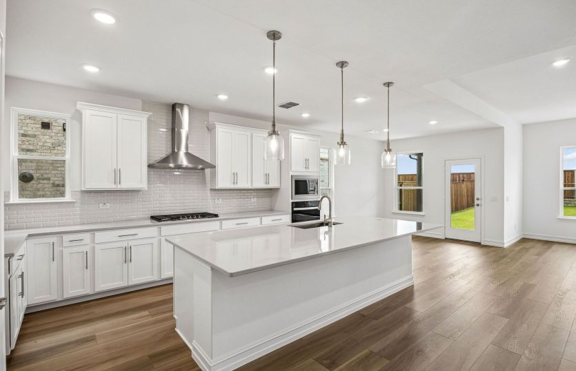 Open concept kitchen
