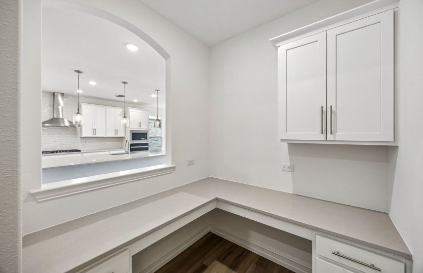 Pulte Planning Center off kitchen and dining area