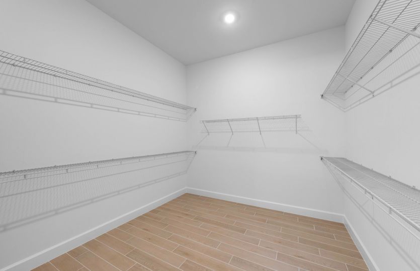 Owner's walk-in closet