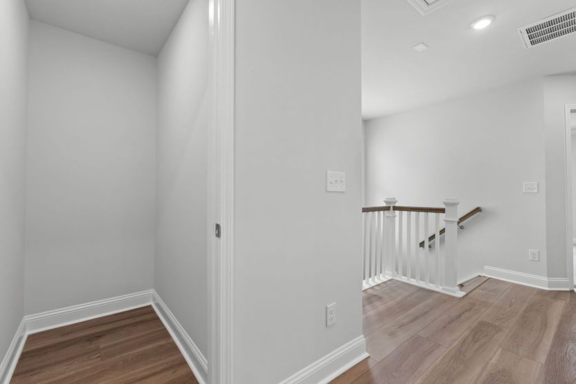 Third floor with storage.