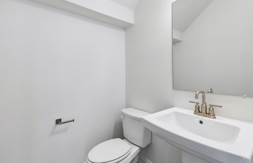 Powder bath on first level