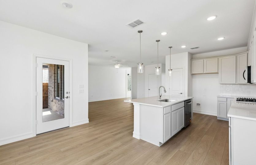 Open concept kitchen