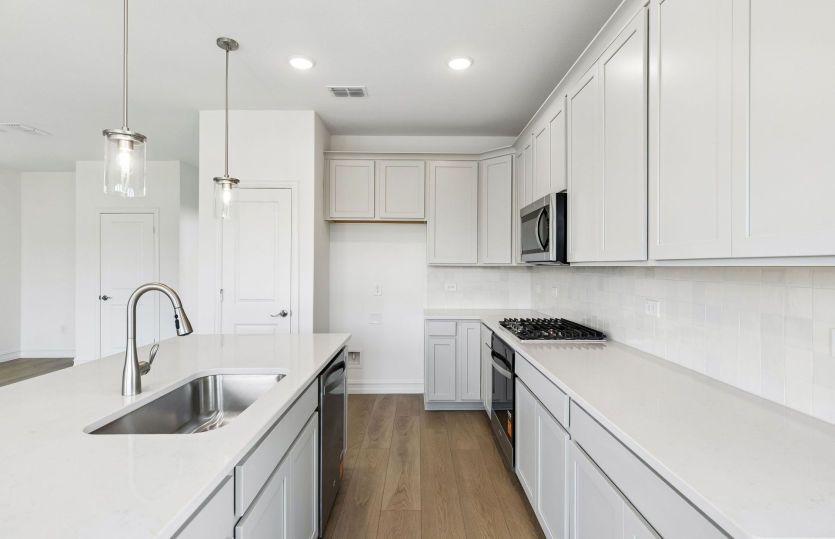 Kitchen with abundant space