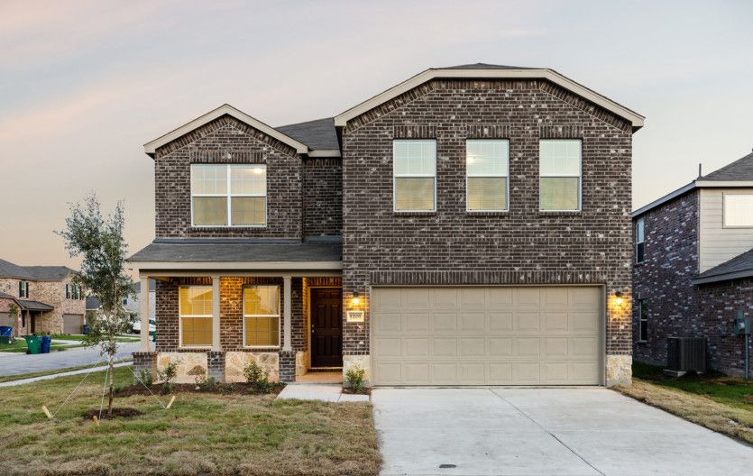 The Enloe, a two-story home with 2-car garage
