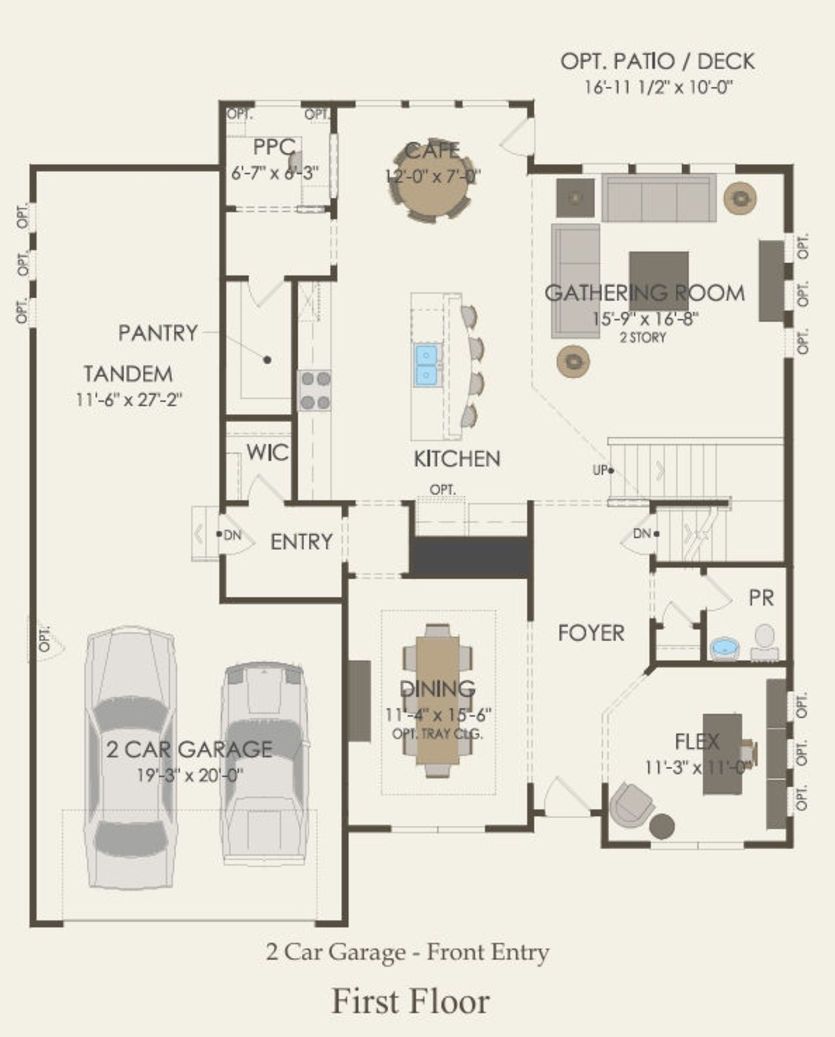 First Floor 4 br / 2.5 ba