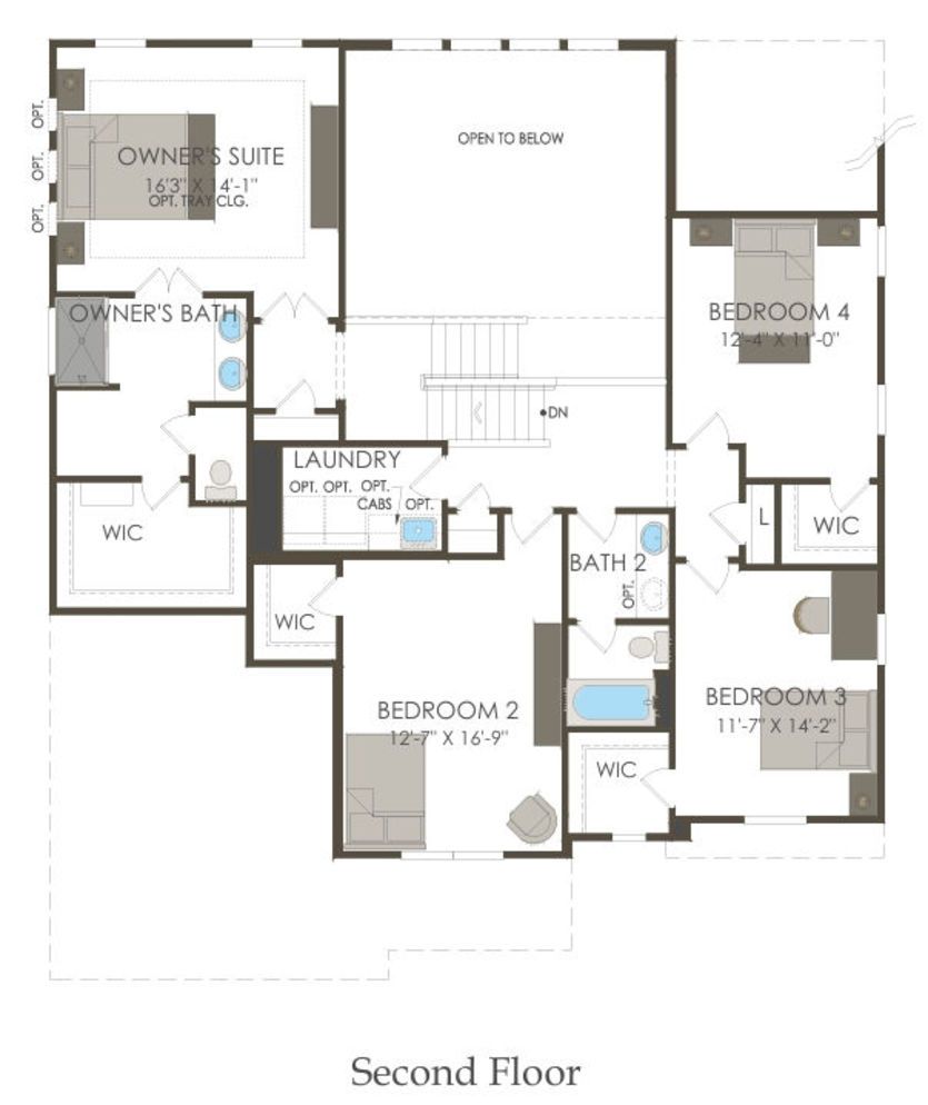 Second Floor 4 br / 2.5 ba