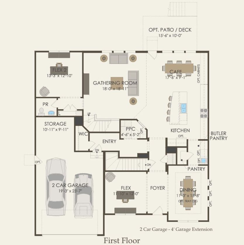 First Floor 4 br / 3.5 ba