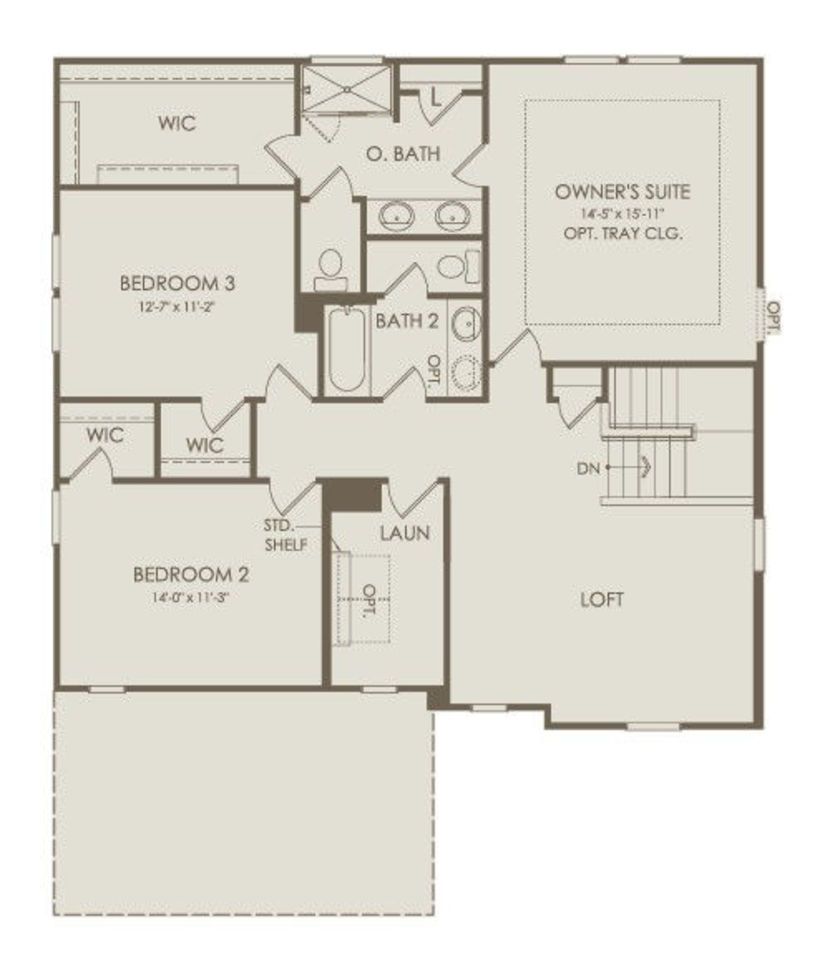 Second Floor Layout