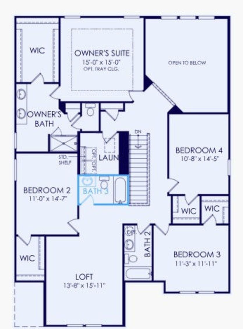 Second Floor Layout