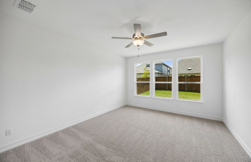 Owners suite with large windows