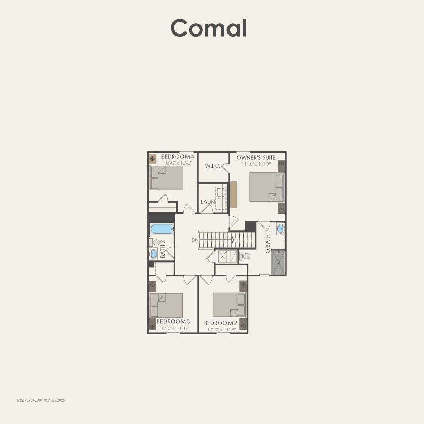 Second Floor 4 br / 2.5 ba