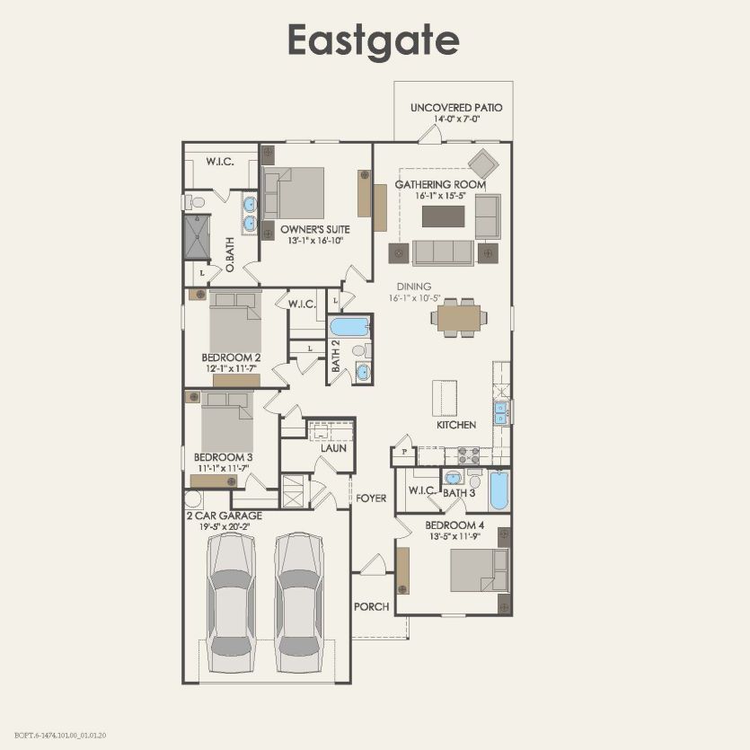 First Floor 4 br / 3 ba