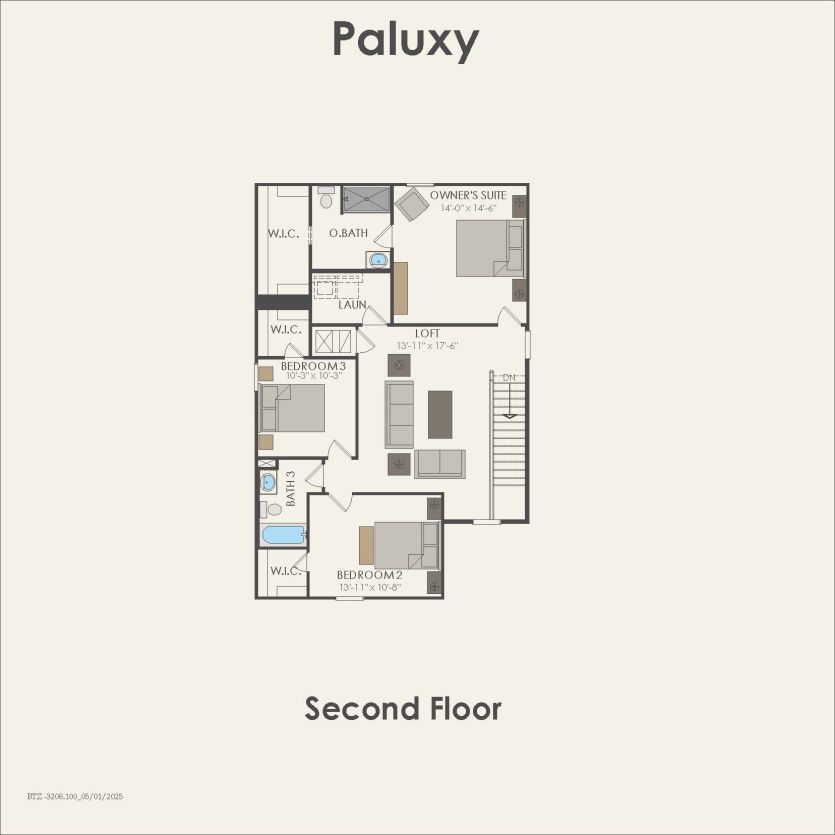 Second Floor 4 br / 3 ba