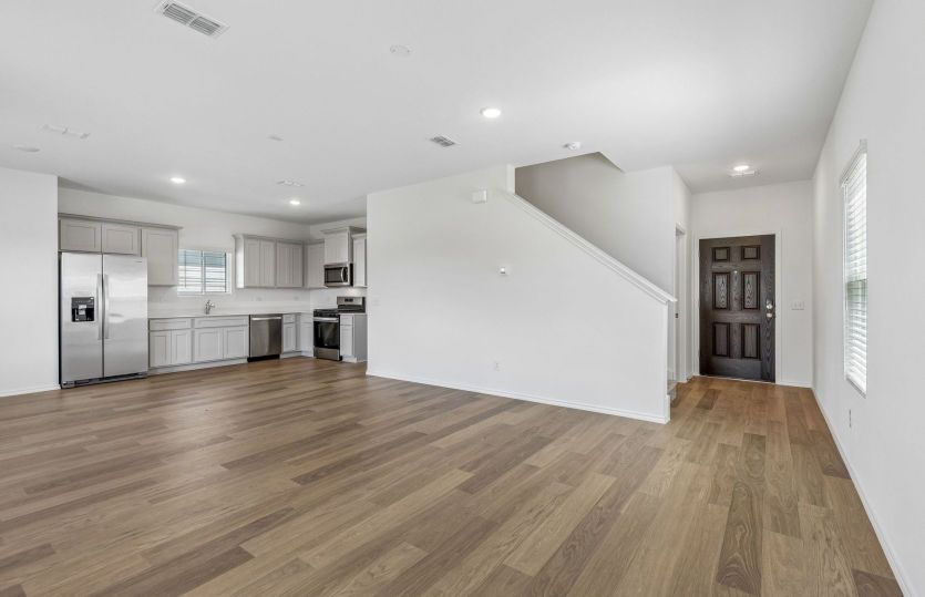 Gathering room with beautiful floors