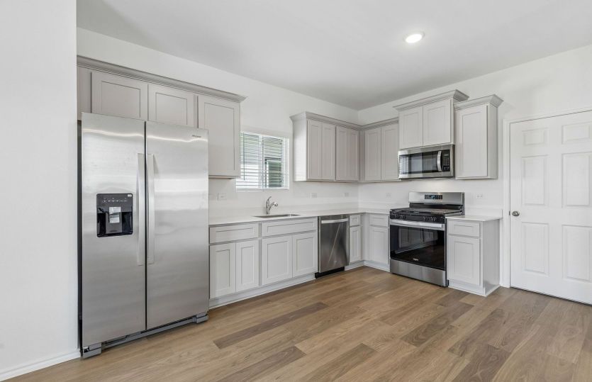 Kitchen with abundant cabinet space
