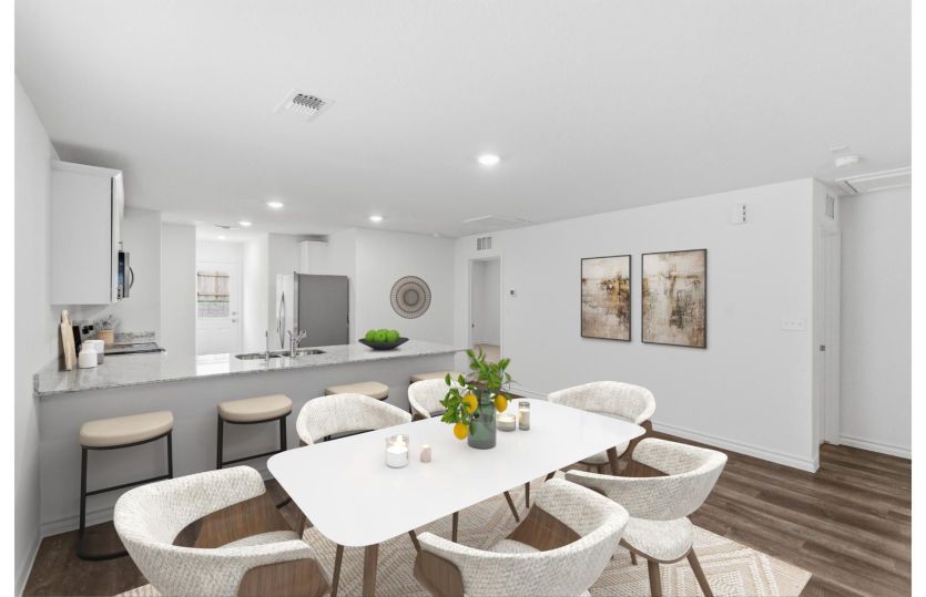 Open living areas *photo depicts features that may vary in actual home