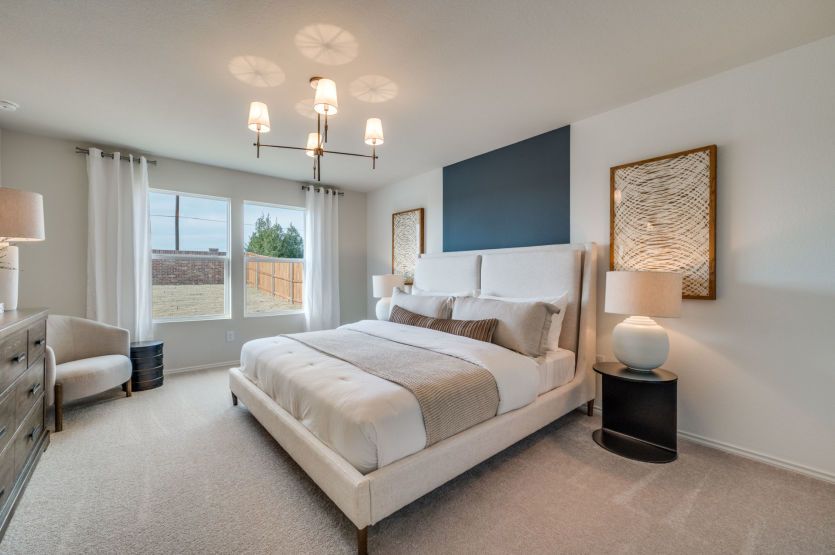 Owner's suite with large windows