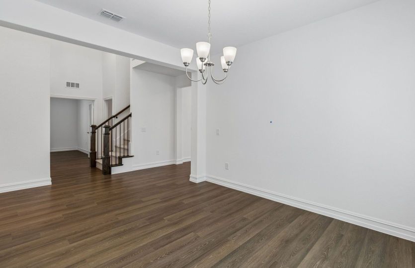 Dining area off home entry