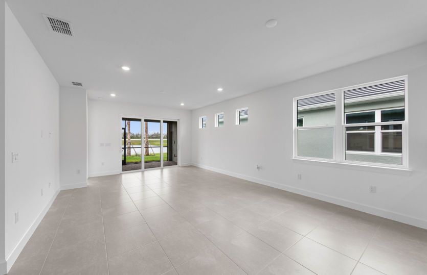 Spacious gathering room