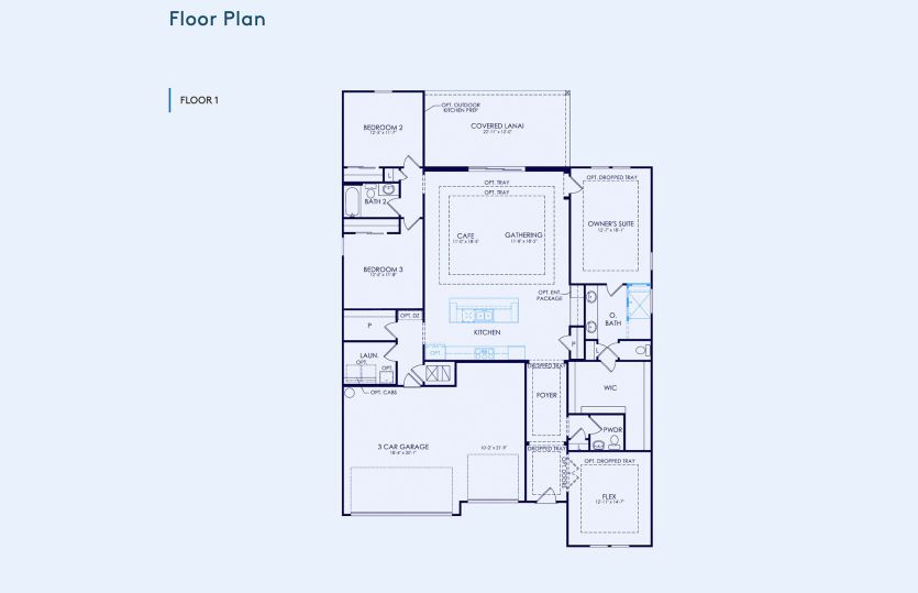 Mahogany Floor Plan, Quick Move-In Home, Floor 1