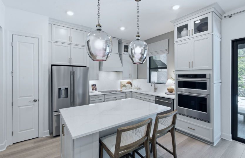 Kitchen with center island
