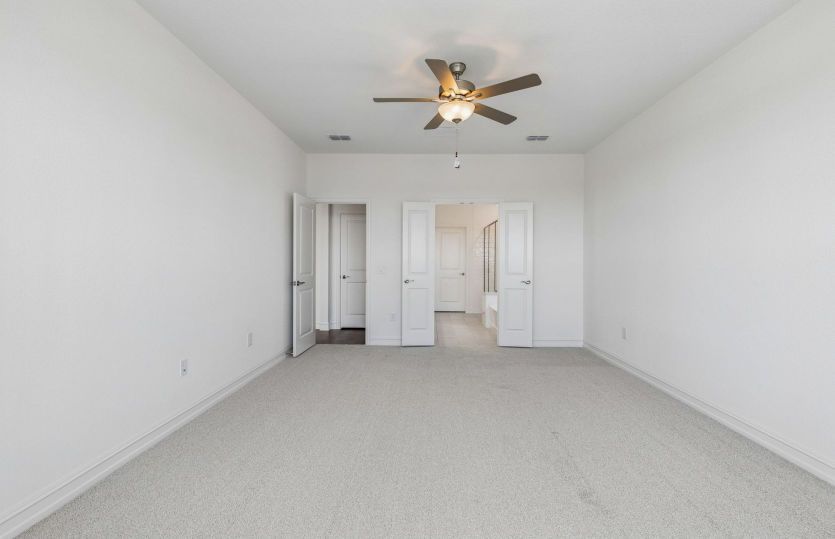 Spacious owners suite with private bath