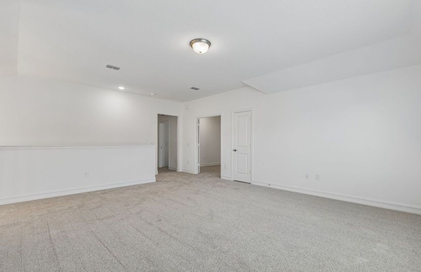 Spacious loft on second level