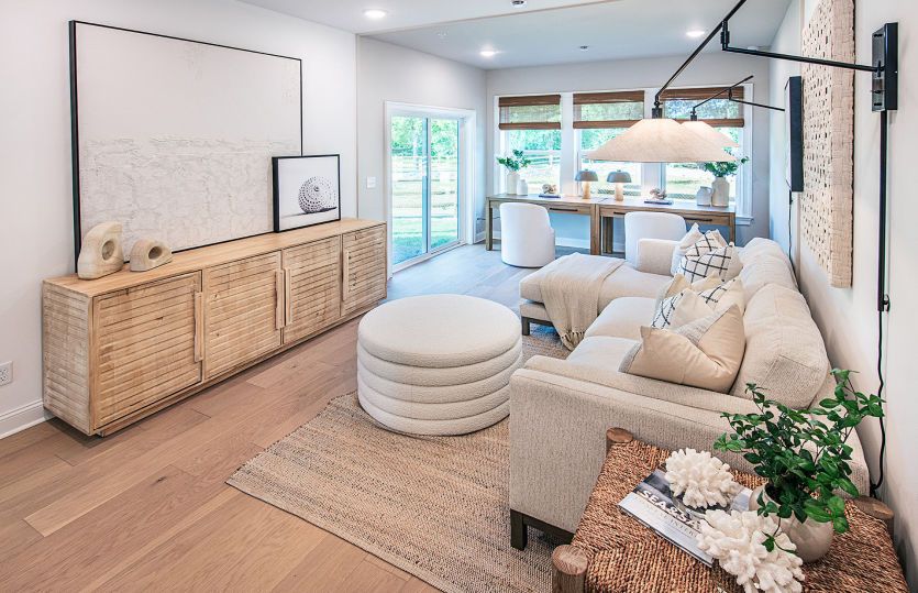 Spacious flex area