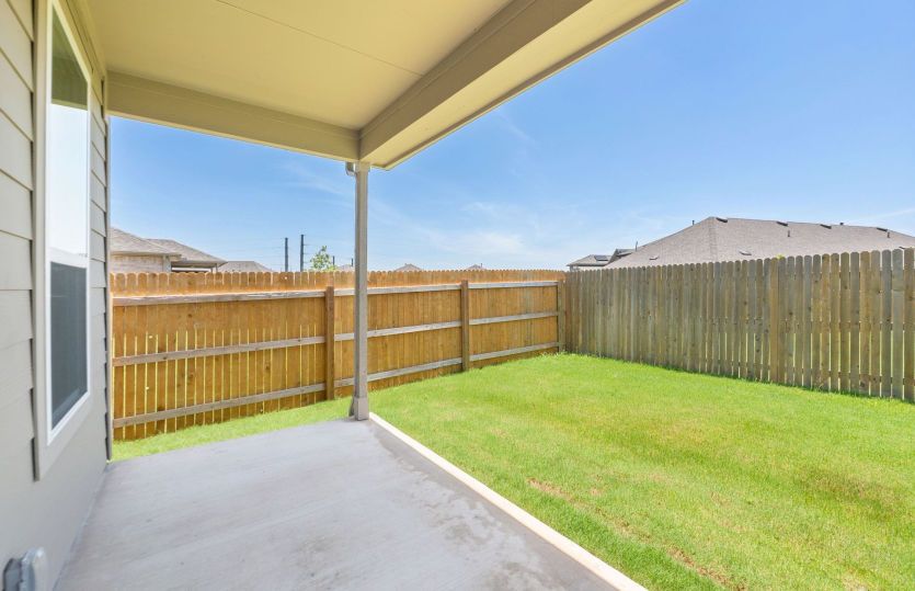 Covered Back Patio