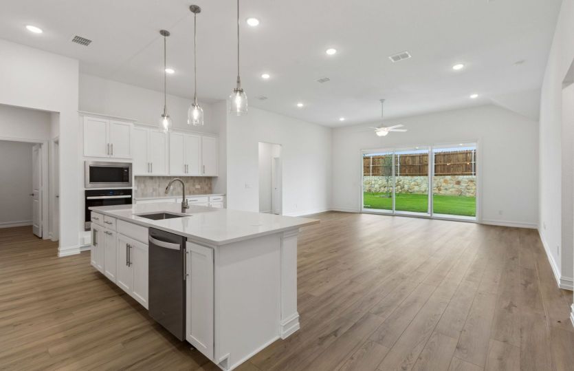 Open concept plan throughout home