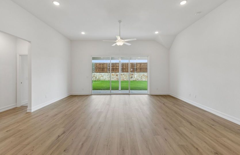 Spacious gathering room with natural light