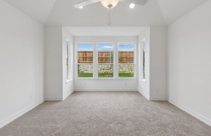 Owner suite with large windows