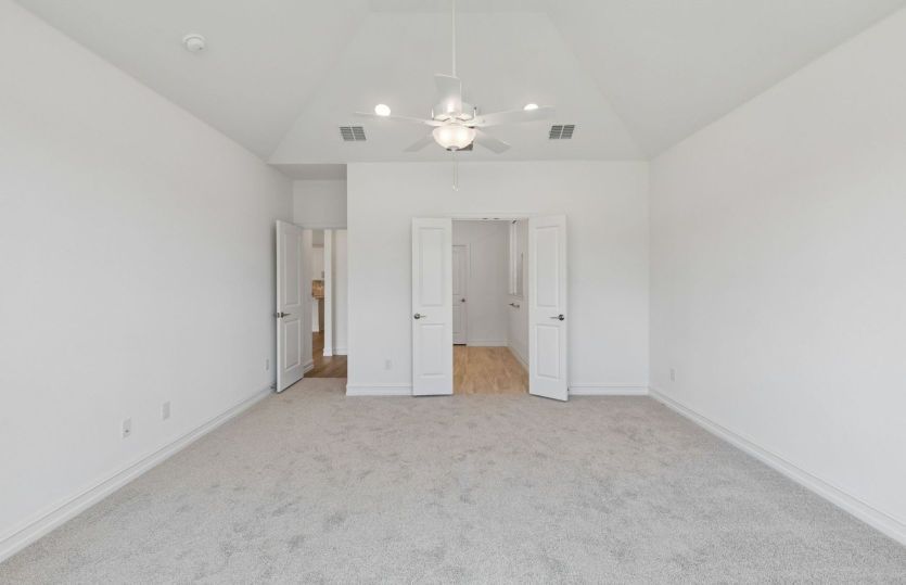 Spacious owners suite with private bath